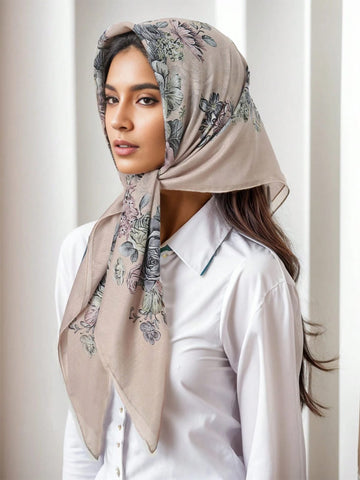 1pc Women's 90*90cm Paisley Pattern Bandana Headscarf Square Scarf For Outdoor Use Bandana,Hair Band,Head Band Ideal For Dressing Up Your Look Winter Fall