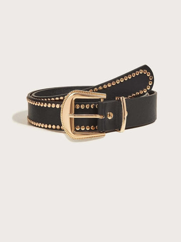 Street Studded Decor Belt Western Stylish Dress Belt Halloween