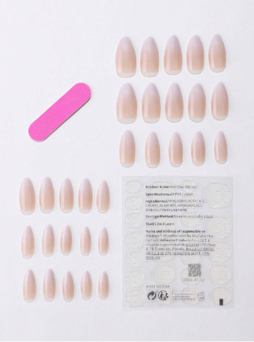 30pcs Long Stiletto Ombre Full Cover Fake Nail Kit