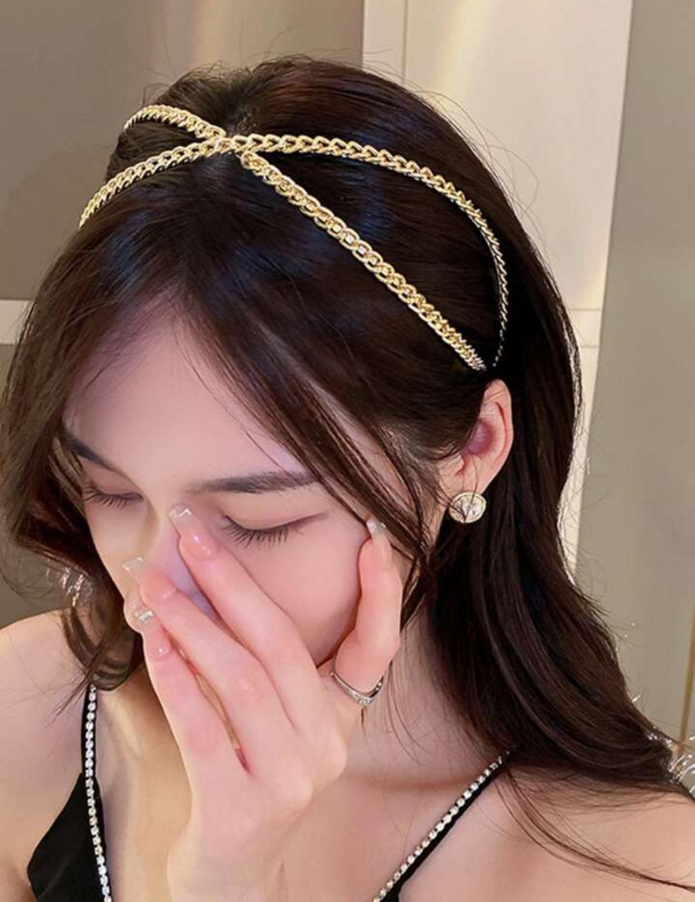 1pc Fashion Chain Decor Headband