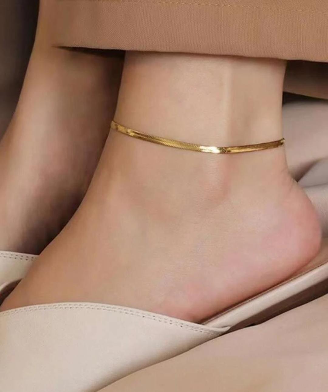 Minimalist Solid Anklet