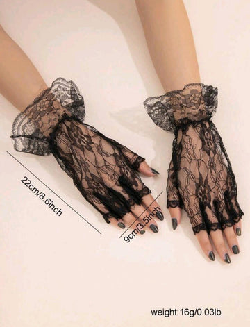 Fingerless Lace Gloves