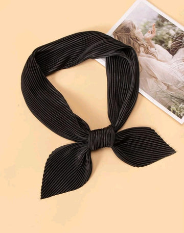 1pc Solid General Street Fashionable Versatile Imitation For Party Crumpled Scarf