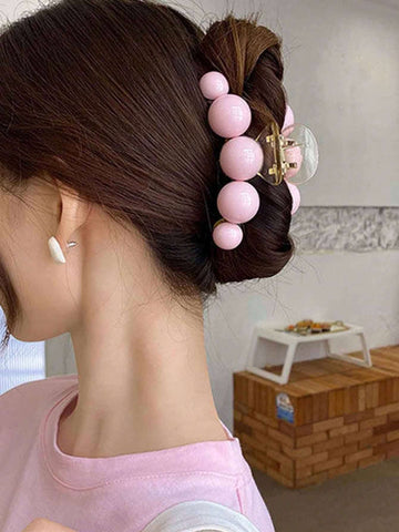 1pc Faux Pearl Hair Clip Suitable For Daily Wear