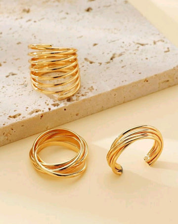 3pcs Layered Minimalist Ring