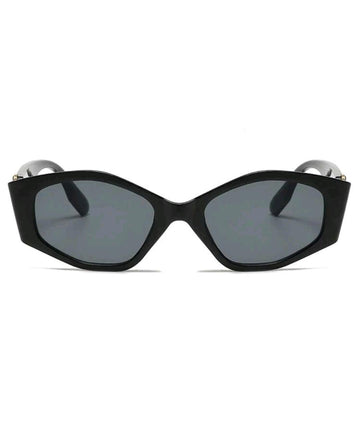 Asymmetrical Vintage Retro Fashion Small Frame Fashion Glasses, Stylish Outdoor EU/US Design