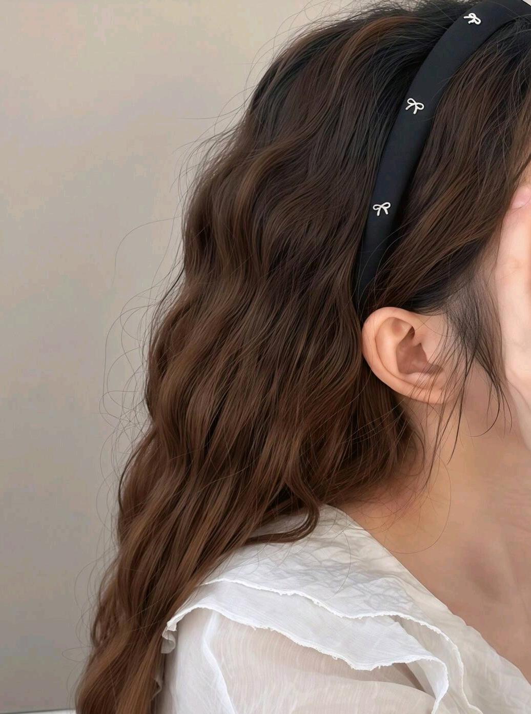 3/2/1pc Polyester Bow Headband For Women, Fashion Casual Cute Elegant Romantic Headband Accessories,Hairband ,Hair Hoop,Hairband,Hair Hoop