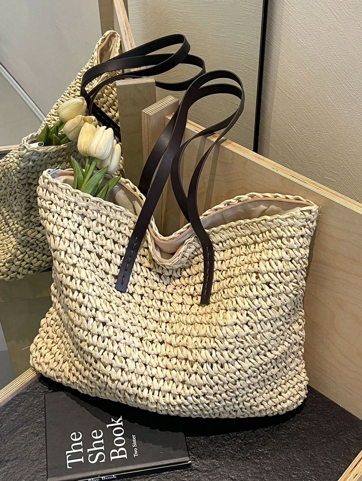 Minimalist Oversized For Vacation Travel,Summer,Perfect For Vacation,Holiday,Straw Purse,Straw Beach Bag,Beach Necessities,Beach Essentials,Beach Stuff & Summer Essentials, Best Women Bag For Beach Vibes, Vacation Bag For Summer