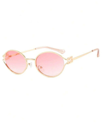 1PC Fashionable And Elegant Fashion Glasses With Vintage And Elegant Metal Frames, Suitable For Summer Travel, Beach Accessories, And Photography Matching For Summer Beach