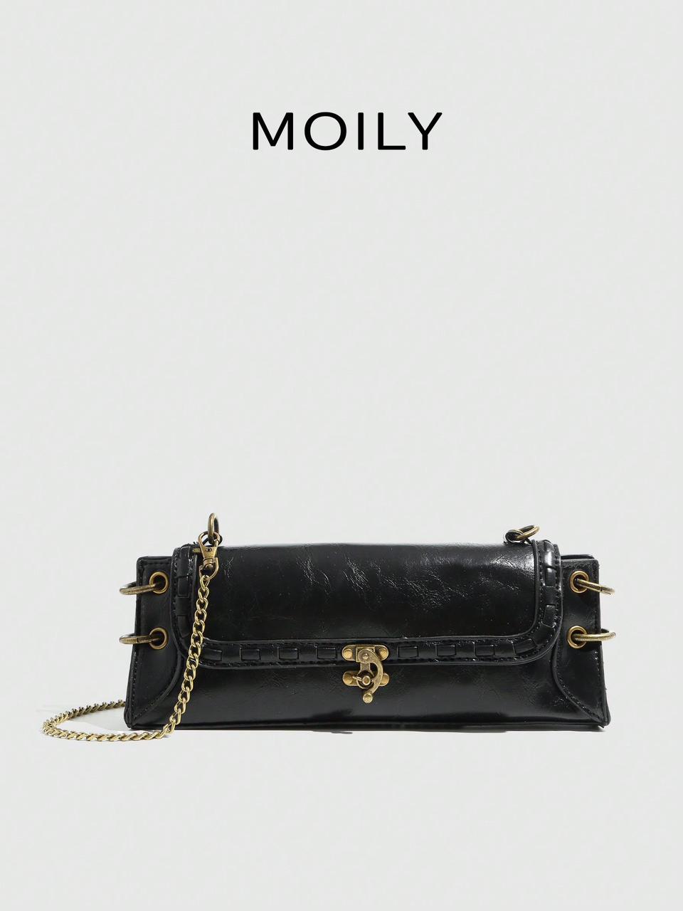 Fashionable Versatile Shoulder Bag, Crossbody Bag, Clutch, Bison Pouch