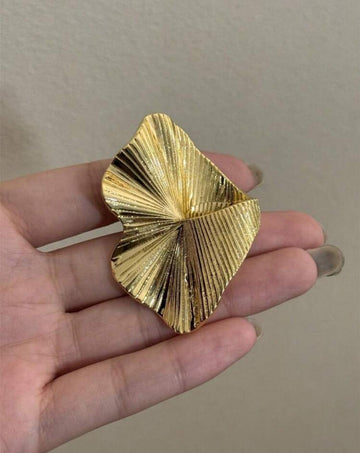 1 Piece,Large Wave Ring Suitable For Party Matching, Stylish Elegant, High Sense, Unique