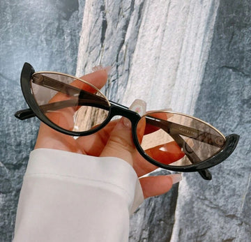 POLASUP 1pc 1 Pair Women's Tortoiseshell Browline Fashion Eyeglasses, Party Decoration, Bohemian Beach Accessory (Comes With Halter) Preppy Style For Back To School
