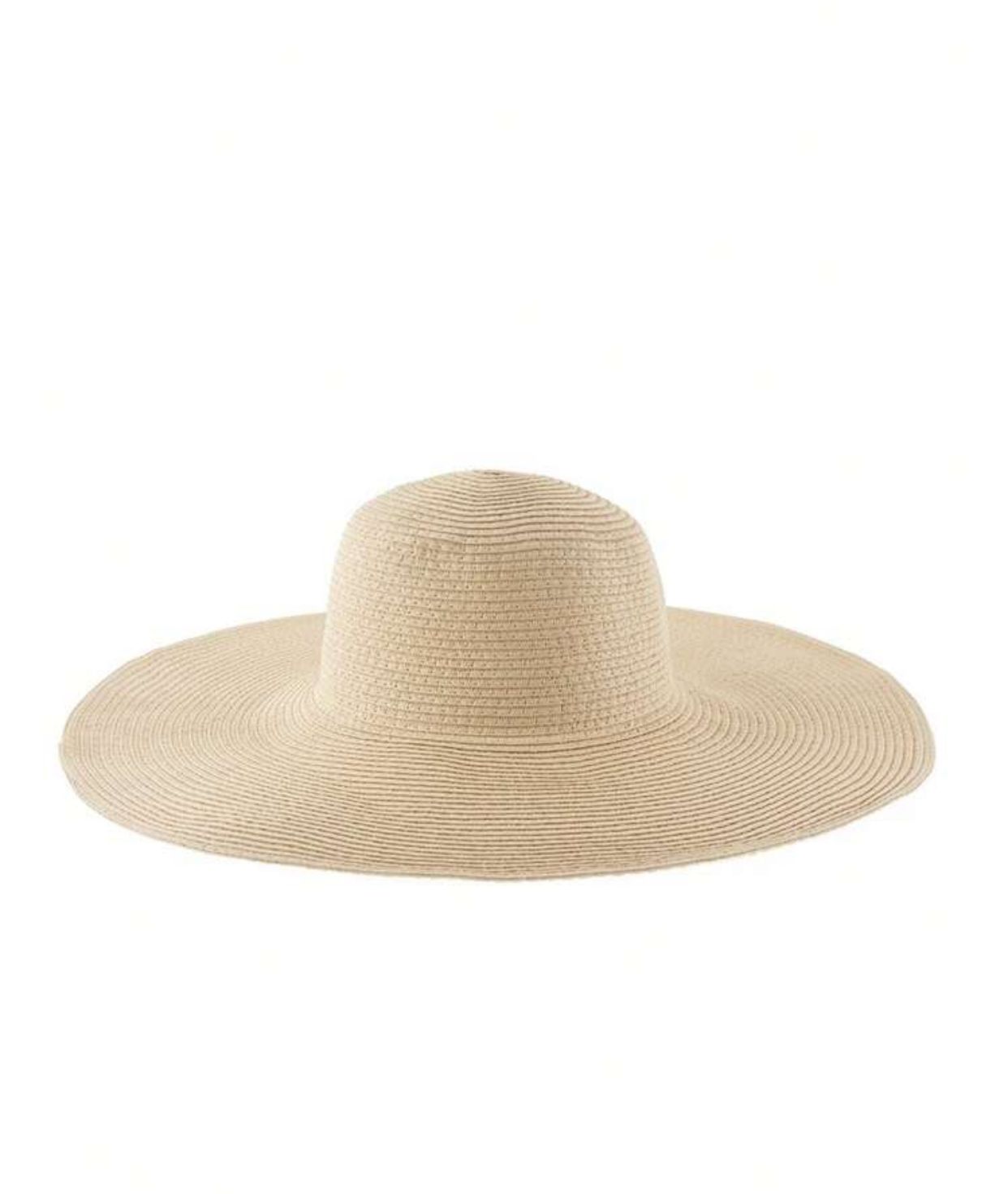 1pc Women's Wide Brim Straw Hat For Beach Vacation,Minimalist Wide Brim Straw Hat Boho,Beach Hats For Woman,Hats For Women,Sun Hat