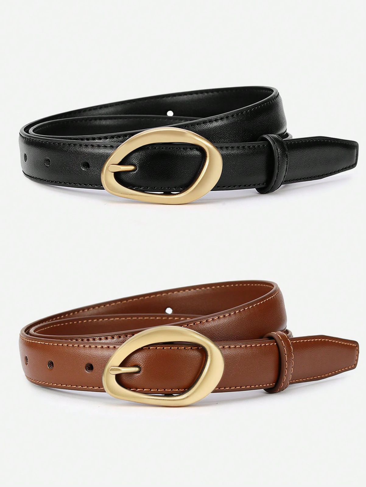 1/2/3pcs New Women's Needle Buckle Niche Korean Version Versatile Decorative Belt, Fashionable And Slimming, Paired With Jeans And Women's Pants Belt