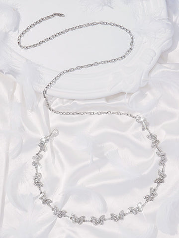 ROMWE Butterfly Decor Chain Belt Street
