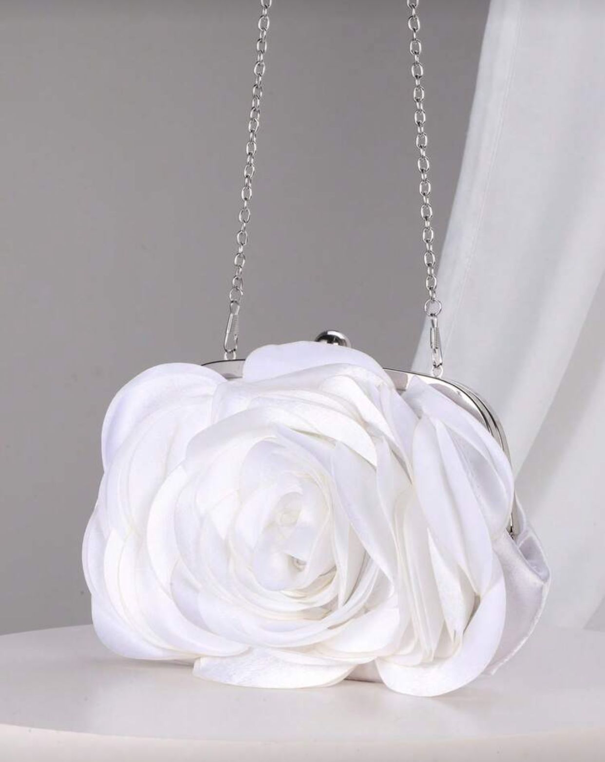 Evening Bag Flower Bride Bag Purse Full Dress Dinner Party Handbag Wedding Clutch Women Evening Purse Lady Clutches