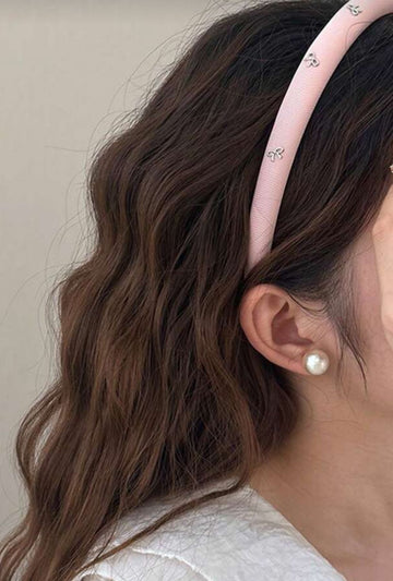 Women's Bow Headband Black Fashion Headband Pink Anti Slip Headband Women's Accessories Valentines,Hairband,Hair Hoop Headbands