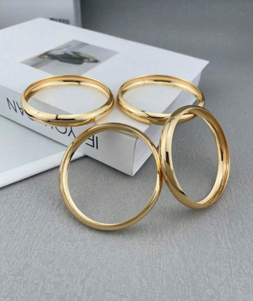 4pcs Vintage Punk Asymmetrical Big & Chunky Bracelet Women Timeless Beauty Cuff Bracelet Gift Set, Everyday Wear As Jewelry Accessory (Slight Scratches Or Scuffs May Appear On The Surface Of The Bracelets, Please Refer To The Actual Product)