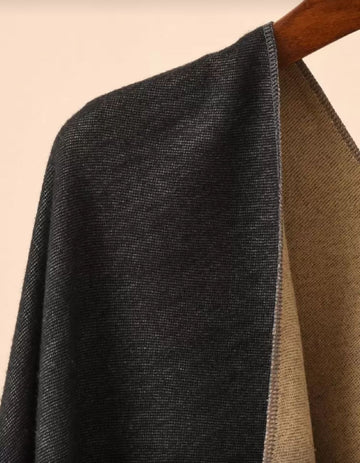 1pc Colorblock Casual Versatile Simple Women Shawl/Poncho