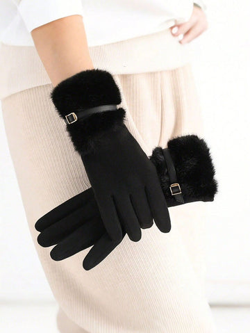 Winter Women's Gloves, Specially Designed For Winter Use. Touchscreen Gloves Suitable For Women.