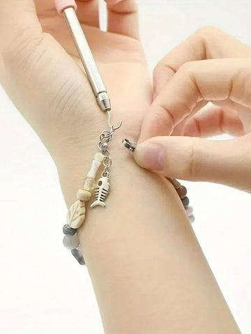 Stainless Steel Bracelet Assist Tool, Odorless, Batteryless - Minimalist Jewelry Necklace Hook Holder