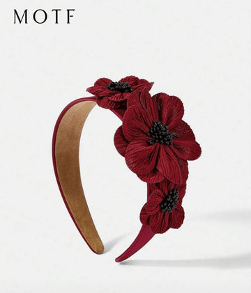 MOTF PREMIUM VERSATILE FLOWER DECOR HEADBAND HAIRBAND HAIR HOOP