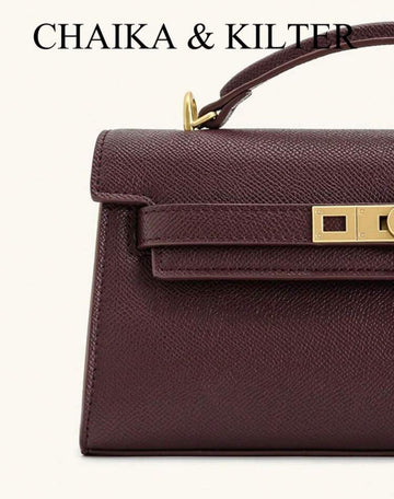 CHAIKA & KILTER This Fashionable And Minimalist New Luxury Handbag Combines Leather And Woven Textures, Enhancing The Overall Quality.