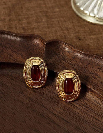 Glisma 18 K Elegant Earrings, Luxury Elegant Earrings, Fashionable Earrings For Women, Autumn/Winter,Outfits,Gothic/Goth,Old Money,Beaded,Western Jewelry,Metallic/Texture,Gemstone.