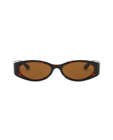 1pc Women's Fashionable Oval Small Frame Glasses, Casual & Versatile, Suitable For Various Occasions