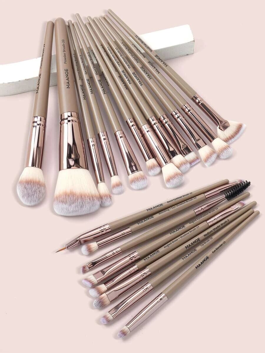 20pcs Duo-fiber Makeup Brush